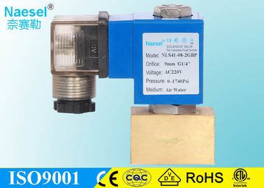 2 Port One Way Solenoid Valve , High Pressure 2900 PSI Natural Gas Solenoid Valve